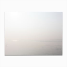 Incredible Minimal River Bangladesh Canvas Print