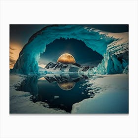 Arctic Moon Canvas Print