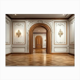 Empty Hallway Canvas Print