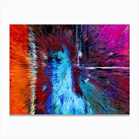 Acrylic Extruded Painting 177 Canvas Print