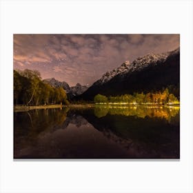 Night In The Mountains Canvas Print