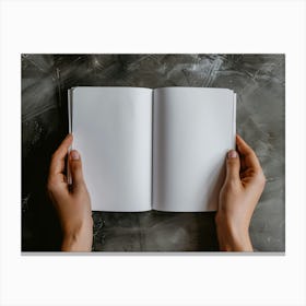 Blank Book (24) Canvas Print