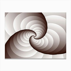 Spiral Pattern Background Canvas Print