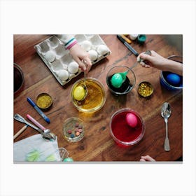 Easter Egg Painting 2 Canvas Print