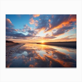 Sunset Shore 8 Canvas Print