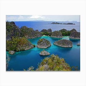 Blue Lagoon In Philippines Canvas Print