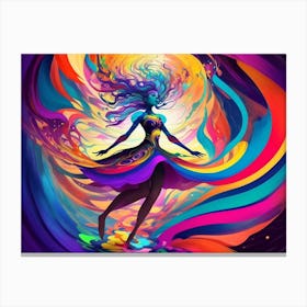 Abstract Painting Canvas Print