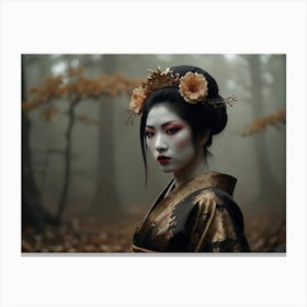 Geisha 5 Canvas Print