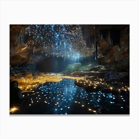 Cave Of Stars Paintings Art Print 1 Canvas Print