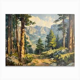 Vintage Woods 4 Canvas Print