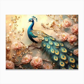 Peacock 42 Canvas Print