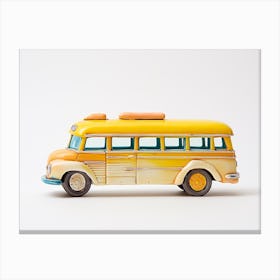 Toy Car School Bus Canvas Print
