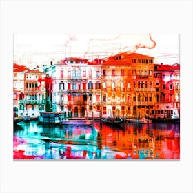 Seaside Zip - Grand Canal Venice Canvas Print