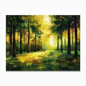 Forest Path 2 Canvas Print