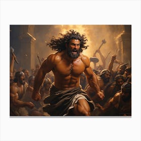 Warrior of The Lord Canvas Print