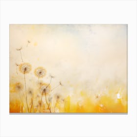 Dandelions 3 Canvas Print