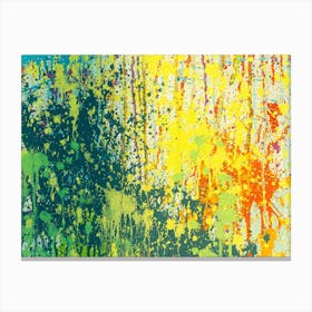 Splatter Painting Canvas Print