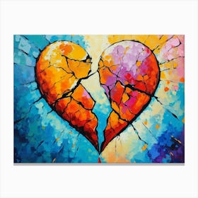 A Broken Heart 1. Canvas Print