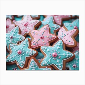 Christmas Cookies Gingerbread Canvas Print
