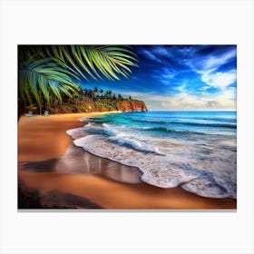 Sri Lanka Beach 1 Canvas Print