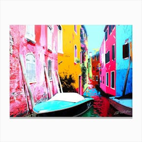 Venice Italy - Waterway Access Canvas Print