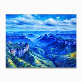 Blue Mountains Canvas Print