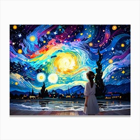 Starry Night 76 Canvas Print