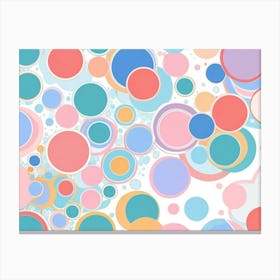 Abstract Circles 12 Canvas Print