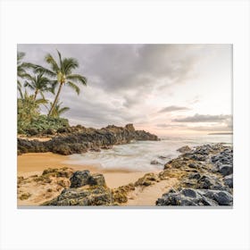 Hawaii Beach Sunset Canvas Print