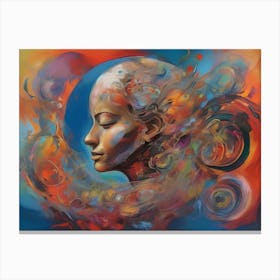 Woman'S Head 2 Canvas Print