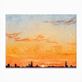 sunset Canvas Print