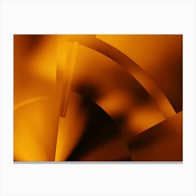 Abstract Image Orange Pattern Canvas Print