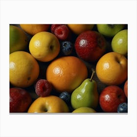 Bunch Of Fruit Canvas Print
