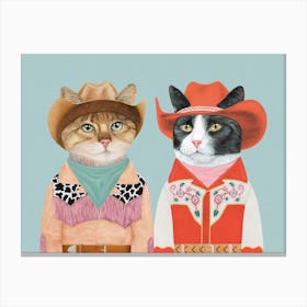 Carnival Cats 1 Canvas Print