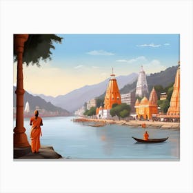 Ganges River Canvas Print