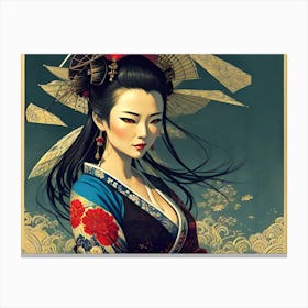 Geisha 35 Canvas Print