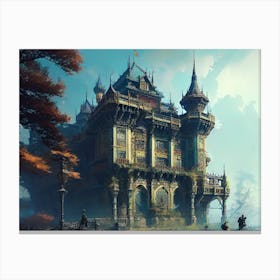 Fantasy Castle 2 Canvas Print