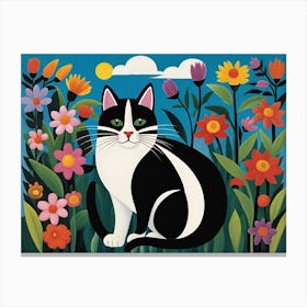 Cat portrait  Canvas Print
