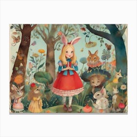 Alice In Wonderland 1 Canvas Print