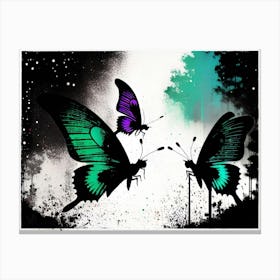 Butterflies In The Sky 39 Canvas Print