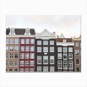 Canal Houses Amsterdam Canvas Print