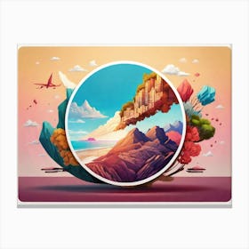 Landscape Painting 20 Canvas Print