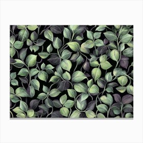 Ivy Leaves Canvas Print