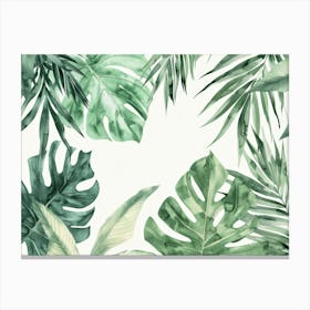 Tropical Leaves 132 Canvas Print