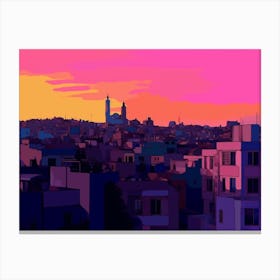 Casablanca Skyline 2 Canvas Print