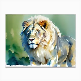 Lion Painting 101 Canvas Print