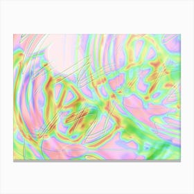 Abstract Psychedelic Painting 1 Canvas Print