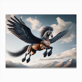 Ethereal Horsebird Canvas Print