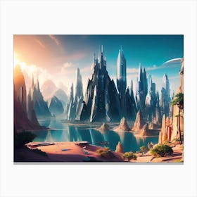 Space City 2 Canvas Print