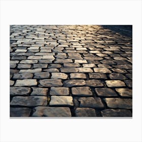 Cobblestone Road 3 Canvas Print